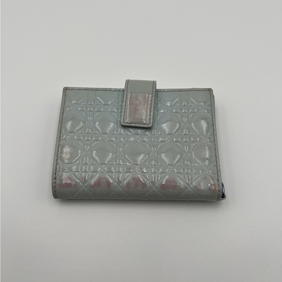 Light Blue Lady Dior Wallet - Picture 2 of 8